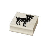 aries ram zodiac art Briefmarke Gummistempel (Stempel)