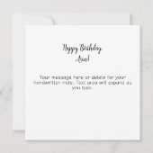 Aries Ram Zodiac Astrology Mystical Birthday Karte (Rückseite)