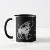 Aries ♈ Ram - Zodiac-Zeichen Tasse (Links)