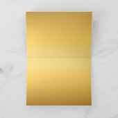 Aries rammen mit Golden Horns Astrologie Gruß 1 Karte (Innenseite)