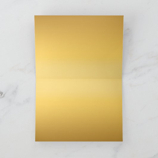 Aries rammen mit Golden Horns Astrologie Gruß 1 Karte (Innenseite)