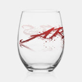 Aries Reflection Weinglas Ohne Stiel (Vorderseite)