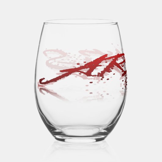 Aries Reflection Weinglas Ohne Stiel (Vorderseite)