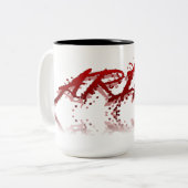 Aries Reflection Zweifarbige Tasse (Vorderseite Links)