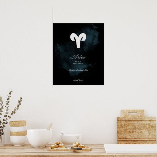 Aries Reverse Poster (Küche)