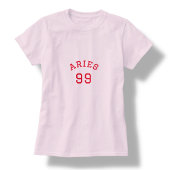 Aries | Rosa Geburtstag T-Shirt