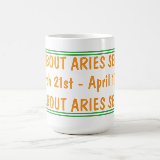Aries Saison Kaffeetasse (Mittel)