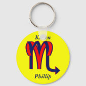 Aries & Scorpio Schlüsselanhänger (Vorderseite)