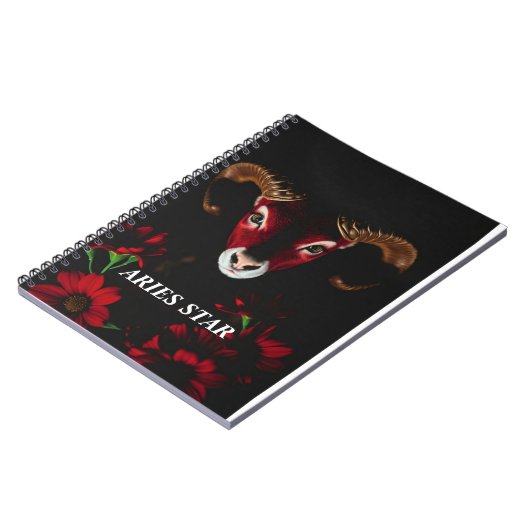 Aries Sign Collection Notizblock (Linke Seite)