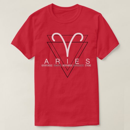 Aries Sign T-Shirt (Design vorne)