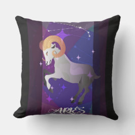 Aries Sign Throw Pillow Kissen