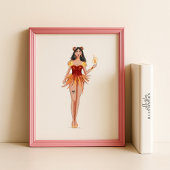 Aries Star Sign Wall Art, Minimalist Zodiac Poster