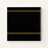 Aries Star Zodiac Sign Notebook Notizblock (Rückseite)