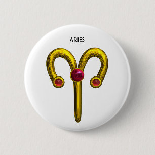 ARIES-STERNZEICHEN-GEBURTSJEWEL BUTTON