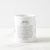 Aries-Sternzeichen-Horoskop Persönliches Geschenk Kaffeetasse (Mittel)