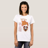Aries-Sternzeichen-T-Shirt T-Shirt (Vorne ganz)