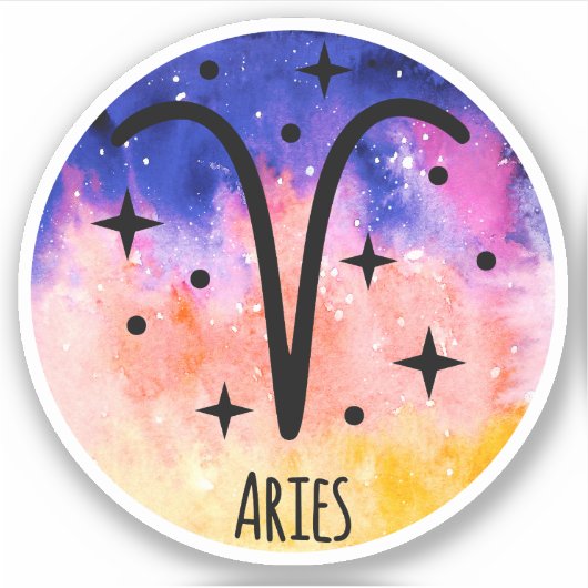 Aries Sticker (Vorderseite)