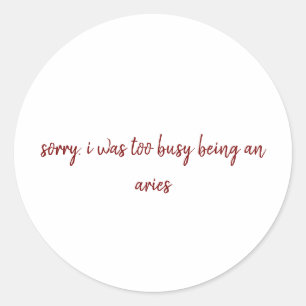 Aries Sticker