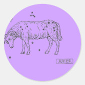 Aries Sticker (Vorderseite)