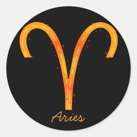 Aries Sticker (Vorderseite)