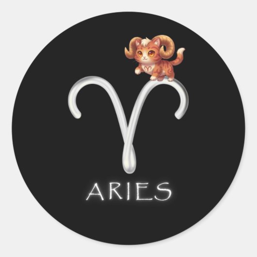 Aries Sticker (Vorderseite)