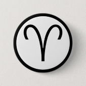 Aries-Symbol Button (Vorderseite)