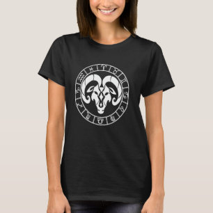 Aries Symbol Horoscope Star Signage Zodiac Aries M T-Shirt
