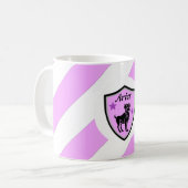 Aries-Symbol Kaffeetasse (Vorderseite Links)