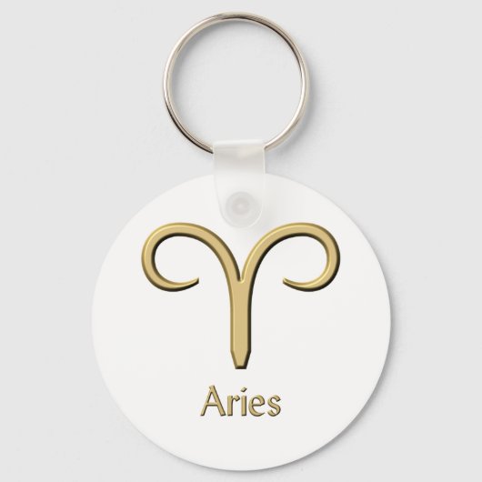 Aries-Symbol Schlüsselanhänger (Vorderseite)