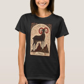 Aries — T - Shirt Celestial Zodiac Art (Vorderseite)