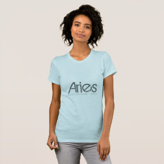 Aries T-Shirt-Shirt in hellblau Geboren im März T-Shirt