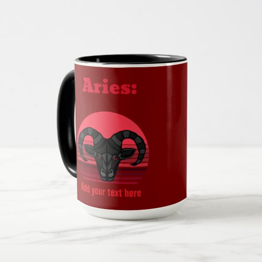 Aries Tasse (Vorderseite Links)
