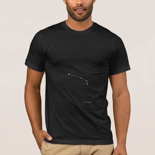 Aries, "The Ram" Constellation T - Shirt (Vorderseite)