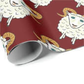 Aries the Ram Geschenkpapier (Rolleneckpunkt)