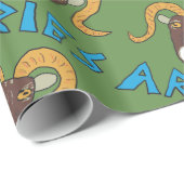 Aries the Ram Geschenkpapier (Rolleneckpunkt)