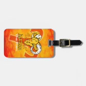 Aries The Ram Horoskop ID Gepäckanhänger (Vorderseite horizontal)