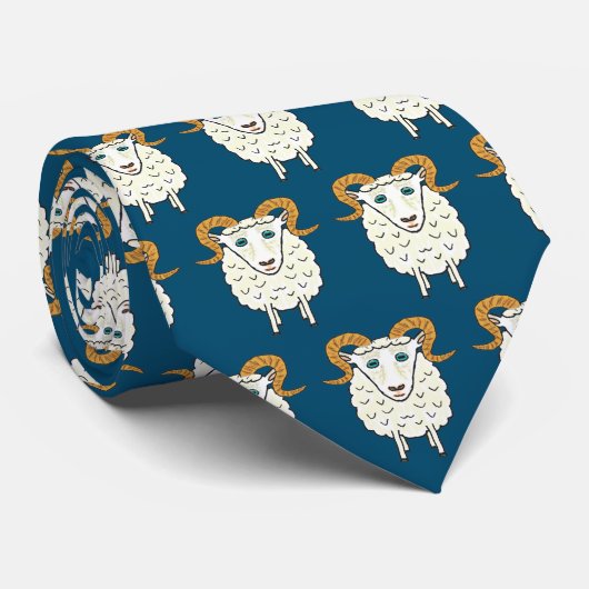 Aries the Ram Krawatte (Gerollt)