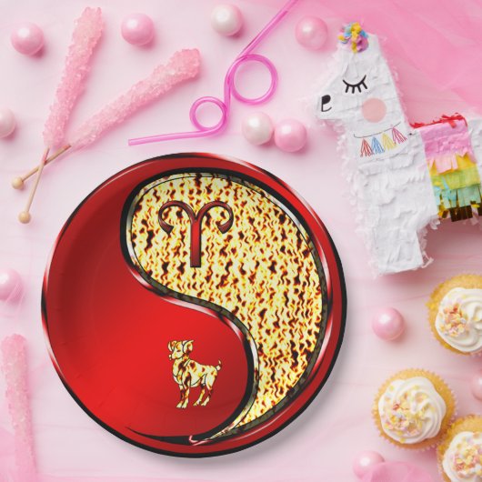 Aries the Ram Pappteller (Party)