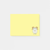 Aries the Ram Post-it Klebezettel (Vorderseite)