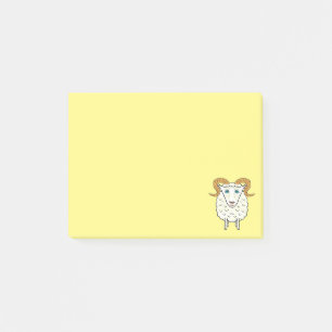 Aries the Ram Post-it Klebezettel