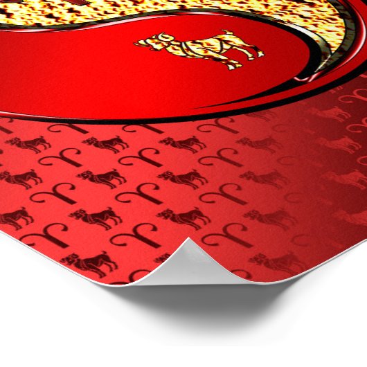 Aries the Ram Poster (Ecke)