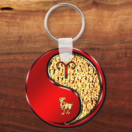 Aries the Ram Schlüsselanhänger (Rückseite)