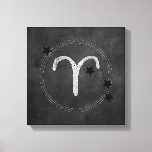 Aries the Ram zodiac constellation stars Leinwanddruck (Vorderseite)