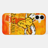 Aries The Ram zodiac fire ipad case iPhone Hülle (Rückseite (Horizontal))