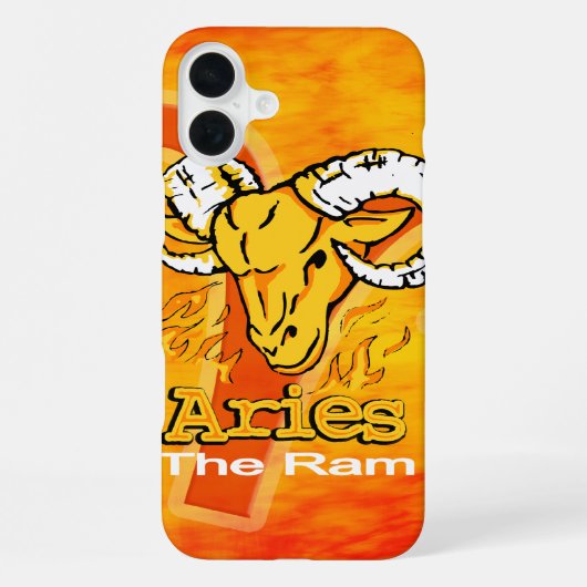 Aries The Ram zodiac fire ipad case iPhone Hülle (Rückseite)