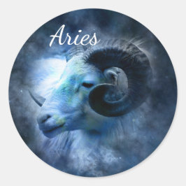 Aries the Ram Zodiac Horoskop Astrologie Sticker