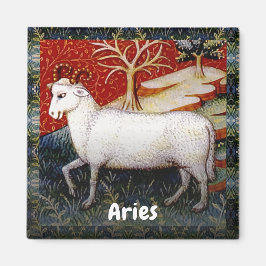 Aries the Ram Zodiac Sign Birthday Party Magnet