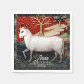 Aries the Ram Zodiac Sign Birthday Party Serviette (Vorderseite)