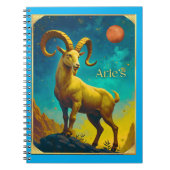 Aries the Ram Zodiac Sign Notizblock (Vorderseite)