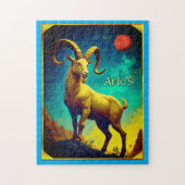 Aries the Ram Zodiac Sign Puzzle (Vertikal)
